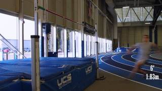 5 Step High Jump 62quot 188m [upl. by Yancey]