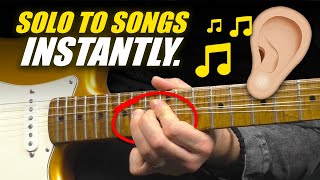 How to Solo over Any SONG or Chords by LISTENING to Them [upl. by Eirhtug]