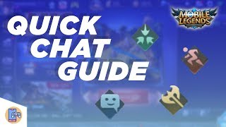 How to Setup your Quick Chat  Mobile Legends [upl. by Aiseneg155]