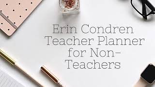 The Erin Condren Teacher Planner for NonTeachers [upl. by Arrio]