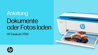 Einlegen und Kopieren von Dokumenten oder Fotos bei der HP DeskJet 3700 Druckerserie [upl. by Oliver]