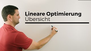 Lineare Optimierung Übersicht Ablauf Grundlagen Variablen Nebenbedingung Zielfunktion [upl. by Drake]