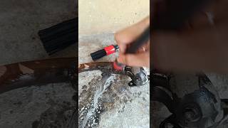 How to remove limescale from a motorbike exhaust exhaust remover [upl. by Aidualk]