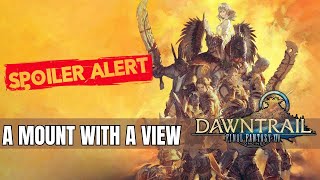 Final Fantasy XIV  Dawntrail  Sidequest  A Mount with a View [upl. by Codel]