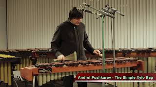 Andrei Pushkarev quotThe Simple Ragquot for Solo Xylophone [upl. by Thorpe617]