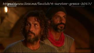 Αποχώρηση του Χανταμπάκη από το Survivor  Survivor Greece 2017  Επεισόδιο 39  11042017 [upl. by Nidnarb]