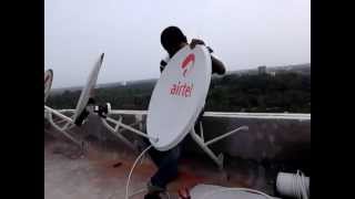 Ajith DTH Installation 2mp4 [upl. by Derfliw]