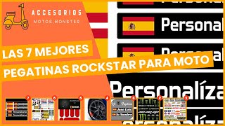 Las 7 mejores pegatinas rockstar para moto [upl. by Narcis]