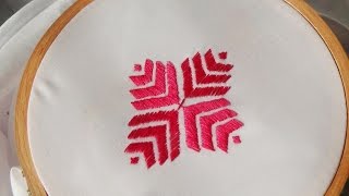 Hand Embroidery Phulkari stitch [upl. by Nigem760]