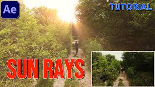 After Effects Sun Rays Tutorial Easy StepbyStep Guide  363 [upl. by Nahsad]