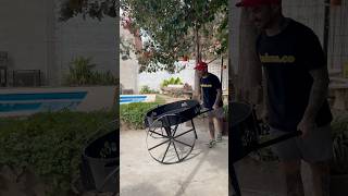 Fogonero de Patio Con ruedas 🙌🔥 1m de diámetro sorparrillascom 🇦🇷 [upl. by Warms]