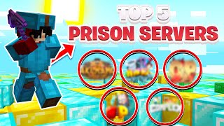 TOP 5 PRISON SERVERS 2024 EDITION  Minecraft OP Prison  18120 New Minecraft Prison Servers [upl. by Estas615]