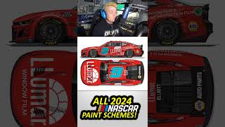 All 2024 NASCAR Paint Schemes January NASCAR DAYTONA500 [upl. by Ihel]