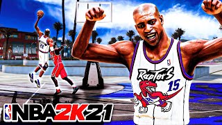 99 VINCE CARTER CONTACT DUNKS amp LIMITLESS GREENS on NBA 2K21 [upl. by Attennot]