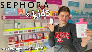 Trying Sephora Kids Makeup and Skincare [upl. by Thoma]