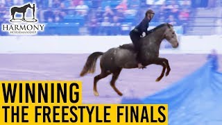 Winning the Freestyle Finals at the 2016 RRP Throughbred Makeover [upl. by Cinelli]