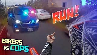 BIKERS VS COPS  Motorcycle Police Chase  Best Compilation 2024 [upl. by Ennoira869]