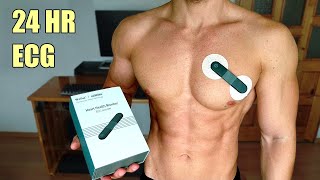 24 Hour ECG Heart Holter Monitor for Cardiac Event Test at Home [upl. by Thalia]