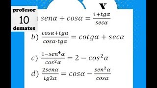 Simplificación de expresiones trigonométricas ejercicios resueltos [upl. by Osnofla]