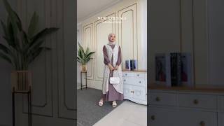 Gamis kekinian kece ootdhijab hijabers shorts [upl. by Eynobe]