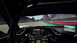 ACC Imola Ferrari 488 Challenge Evo 2020 Dry Track Guide Hotlap  Telemetry [upl. by Eugenides]