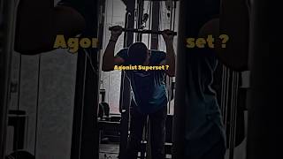 Agonist Superset… 🐅 youtubeshorts motivation aesthetic bodybuilding [upl. by Eiddam]