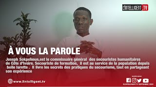 À VOUS LA PAROLE avec Joseph Sokpehoun commissaire général des secouristes [upl. by Nordine]