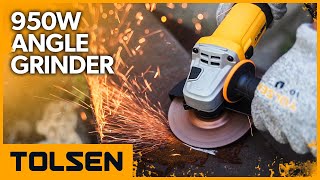 TOLSEN 950W Angle Grinder 125MM Disc Diameter [upl. by Secrest]