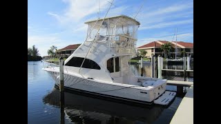 2001 34 Luhrs w Twin Yanmar engines firing up [upl. by Atidnan]