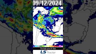 ULTIMOS DIAS DA SEMANA PROMETEM BOAS CHUVAS ENTRE O SUL E CENTRO  OESTE [upl. by Nevyar]