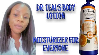 BEST MOISTURIZER DR TEALS CITRUS BODY LOTION REVIEW MOISTURIZER FOR ALL IN 2021 [upl. by Carline]