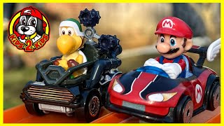 BIGGEST Hot Wheels MARIO KART RACE  COMPILATION Rainbow Road Raceway RC Cars amp MORE [upl. by Assinna]