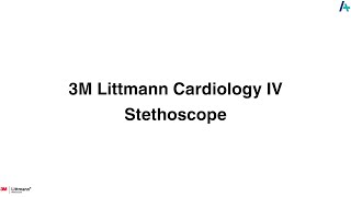 3M Littmann 6190 Cardiology IV Stethoscope  Advanced Healthcare [upl. by Iveson]