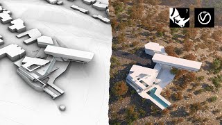 Aerial Rendering Tutorial Rhino VRay [upl. by Constancia]