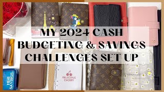 2024 CASH BUDGETING BINDER SET UP  SAVINGS CHALLENGES BINDER  SINKING FUNDS BINDER  BILL BINDER [upl. by Anel]