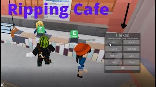 Ripping Luigis Cafe in pieces with Harked Gui ¦ Roblox Exploiting [upl. by Wernda]