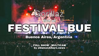 Gorillaz  Festival BUE 2017 Buenos Aires Argentina FULL SHOW  MULTICAM [upl. by Virgilio]