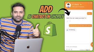 How To Add AI Chatbot in Shopify With All Your Store Data  QuickCEP [upl. by Newkirk906]