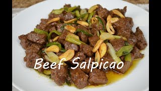 BEEF TENDERLOIN SALPICAO  FILIPINO RECIPE [upl. by Turrell100]