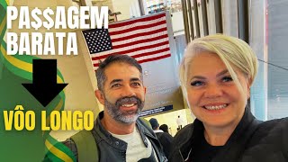 PASSAGEM BARATA para os ESTADOS UNIDOS com TAXAS e BAGAGEM se você não se importa com VOOS LONGOS [upl. by Nirraj94]