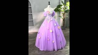 Veaul Fairytale ALine  Princess Lilac Prom Dresses 2023 [upl. by Shela]