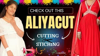 Alia cut dress cutting and stitching [upl. by Aled]