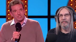 Reacting To Henning Wehn Has Learnt To Speak Like A Londoner Live at the Apollo [upl. by Notwen]