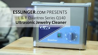 LR Quantrex Q140 Ultrasonic Jewelry Cleaner [upl. by Leary]