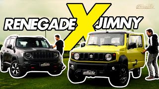 JEEP RENEGADE ENCARA O SUZUKI JIMNY NO OFFROAD Colocamos os dois 4x4 na terra  Especial 312 [upl. by Lil]