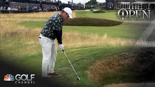 Robert MacIntyre shows off righthanded swing at The Open Championship  Golf Channel [upl. by Aemat]