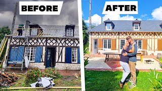 TIMELAPSE RENOVATION  A COUPLE RENOVATE A FRENCH HOUSE IN 30 MINUTES [upl. by Roumell316]