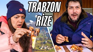 Trabzon Rize Sokak Lezzetleri   VLog [upl. by Agripina]