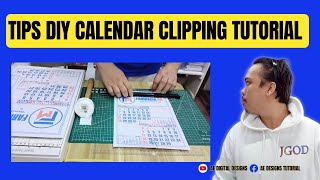 DIY CALENDAR CLIPPING TUTORIAL I TIPS KUNG PAANO MAG LAGAY NG METAL CLIP KAPAG WALA MACHINES [upl. by Beberg953]