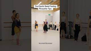 ELASTIC BAND THEORY  PIROUETTE PREP TIPS ✨ ballettips pirouette dancer vaganova [upl. by Bryan]